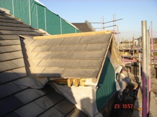 Dormer constructed